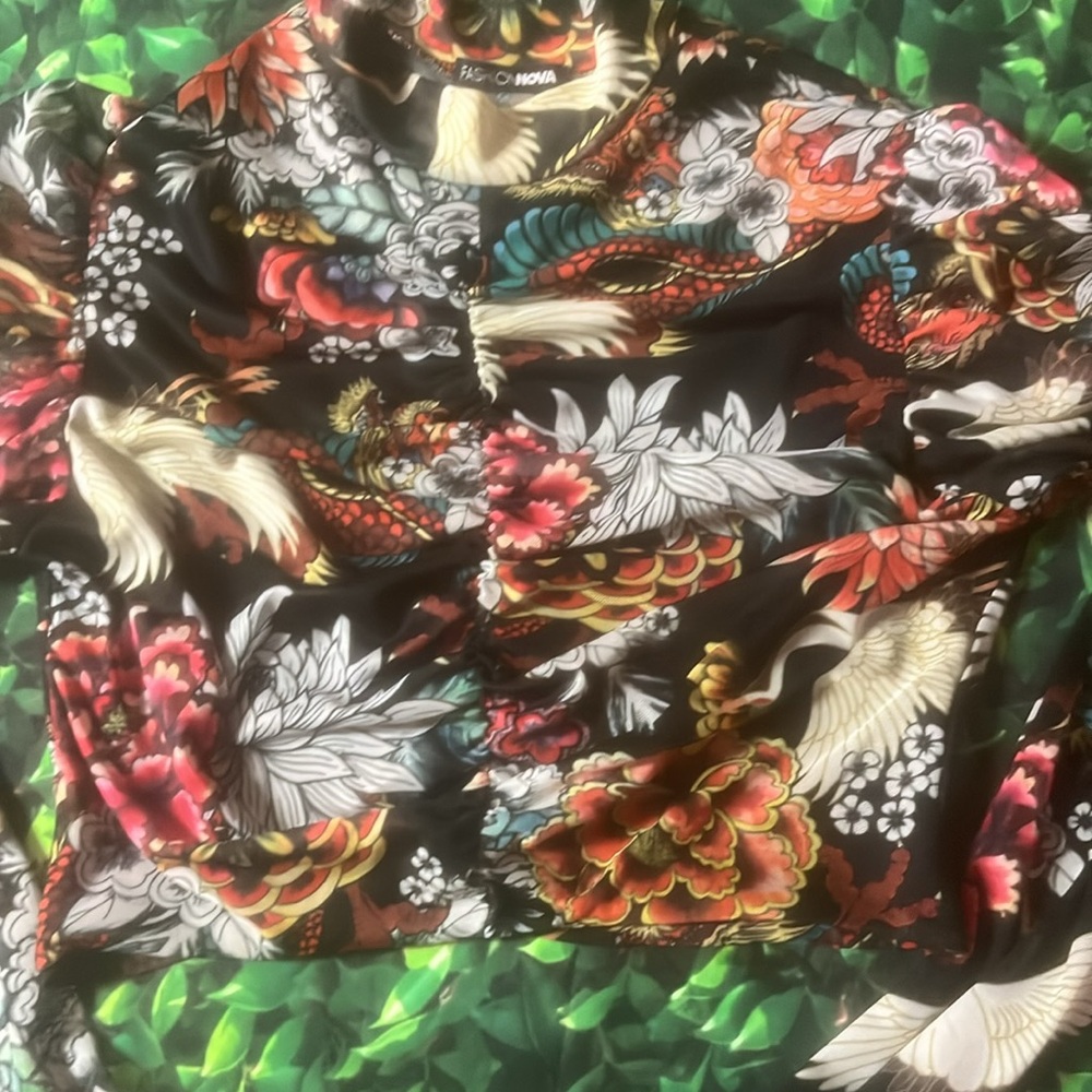 Fashion Nova Multicolor Floral Top - Picture 4 of 6